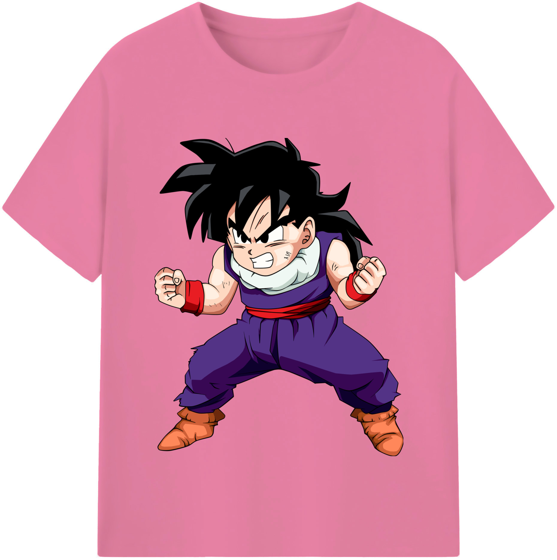 （画像用） ドラゴンボール 孫 悟飯（そんごはん）DRAGON BALL Son Gohan 綿100％半袖Tシャツ（フロントプリント）